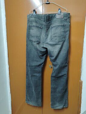 Camel Active Men's Traditions Heritage Faded Grey Green Straight Leg Jeans -W32